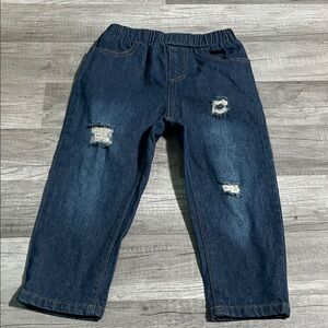 Kids Denim Distressed Jeans